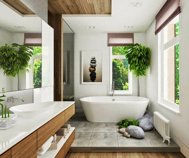home spa modern bathrooms