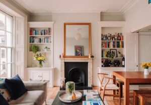 Picture of Beautiful Bright Apartment Ideas, Calm Palette, Colorful Artful Accents ...