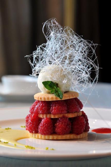 raspberry dessert