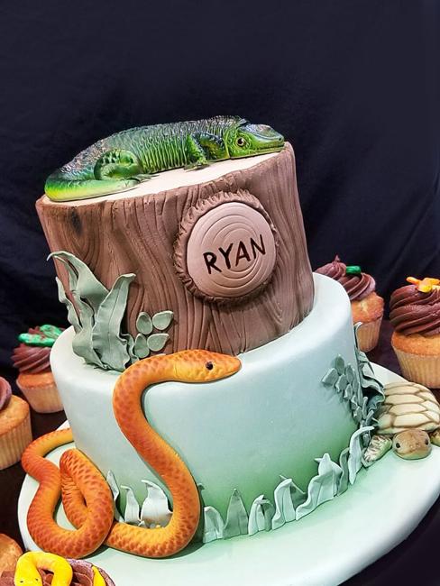 cake decoration snake