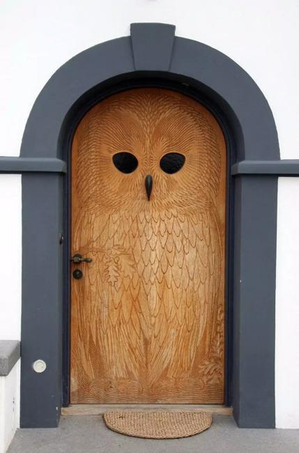 original wooden door