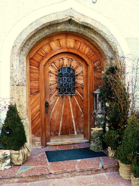 round top wooden doors 