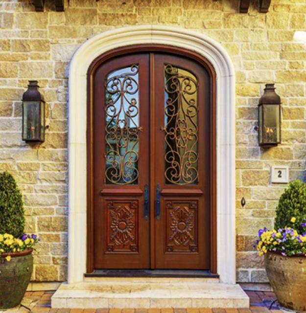 round top wooden doors 
