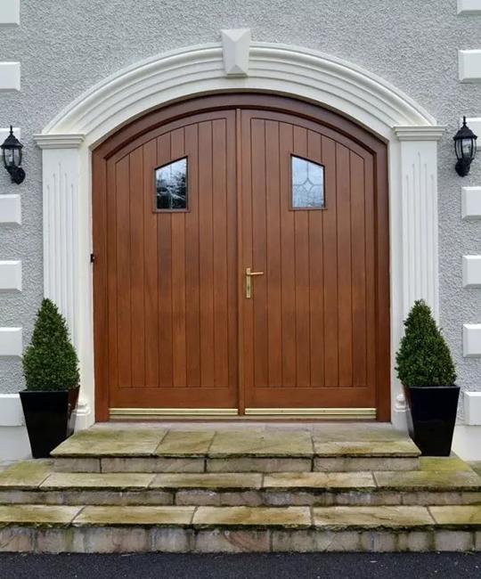 round top wooden doors 