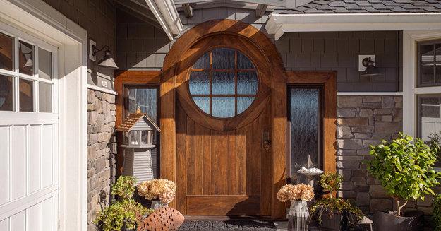 unique arched door