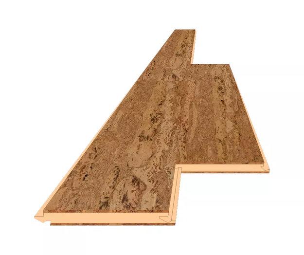 cork planks installation