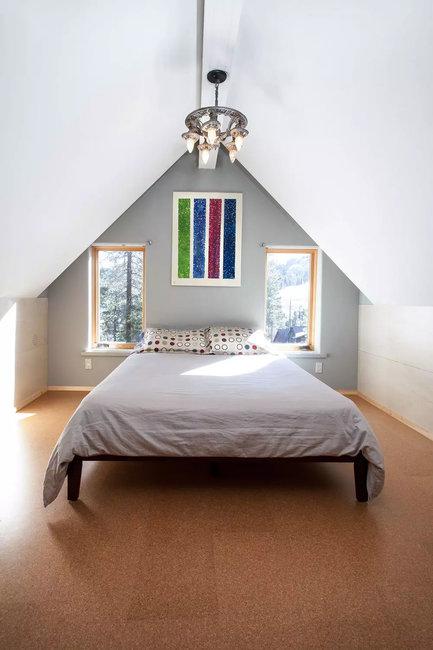 natural floor materials cork contemporary room design