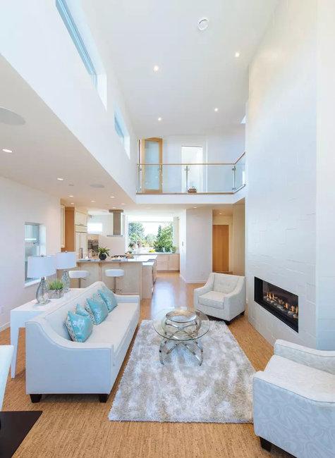 natural floor materials cork contemporary room design