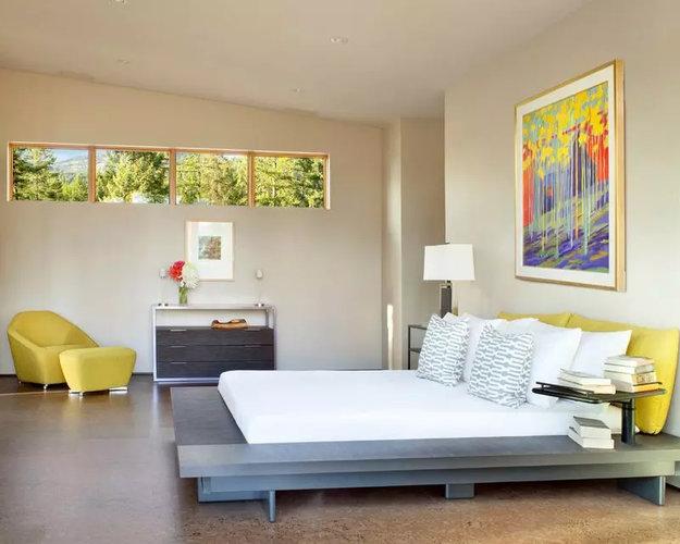 natural floor materials cork contemporary room design