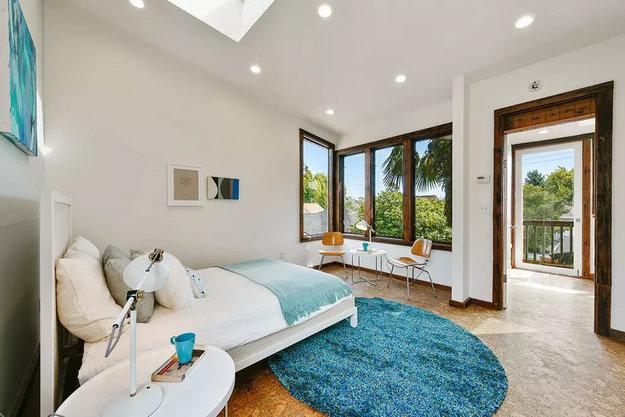 natural floor materials cork contemporary room design