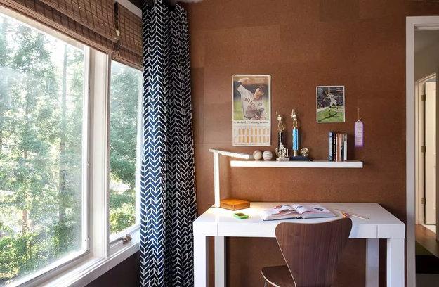 natural floor materials cork contemporary room design