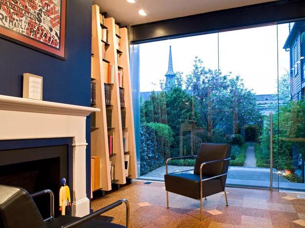 natural floor materials cork contemporary room design