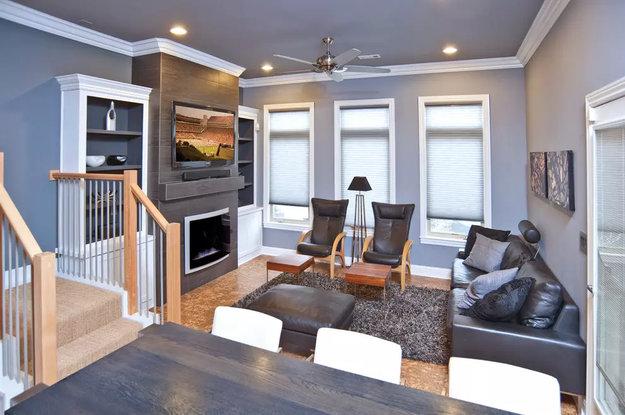 natural floor materials cork contemporary room design