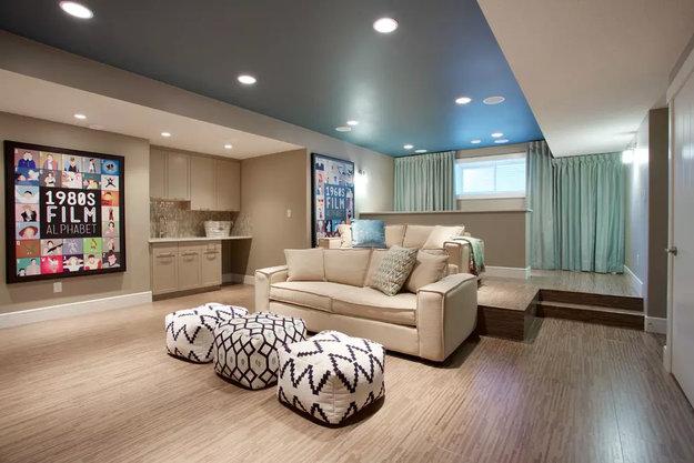 natural floor materials cork contemporary room design
