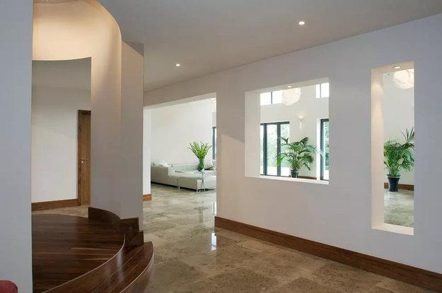 natural floor materials cork contemporary room design