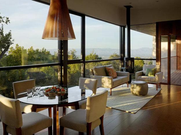 open plan living dining areas