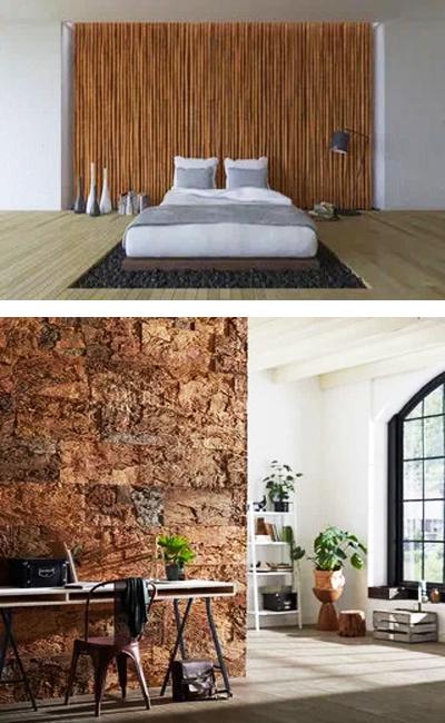 contemporary interior design cork walls