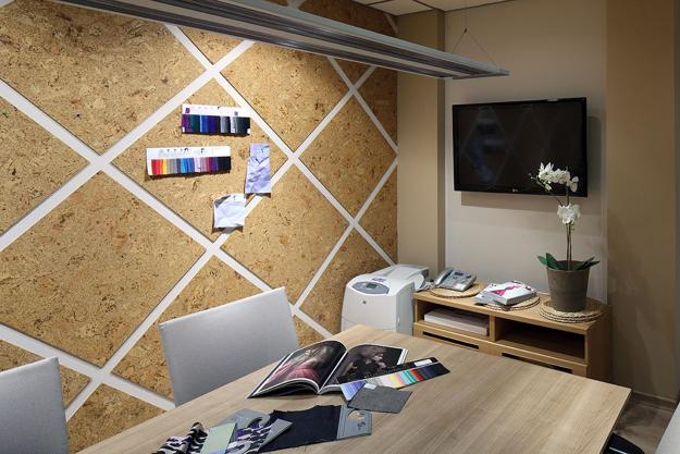 natural sustainable material cork wall design ideas