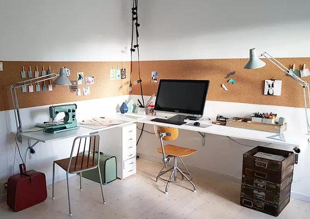 natural sustainable material cork wall design ideas