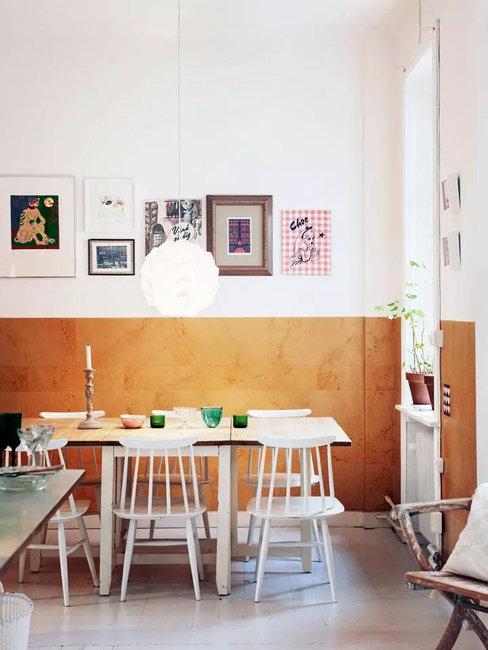 natural sustainable material cork wall design ideas