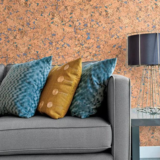 natural sustainable material cork wall design ideas