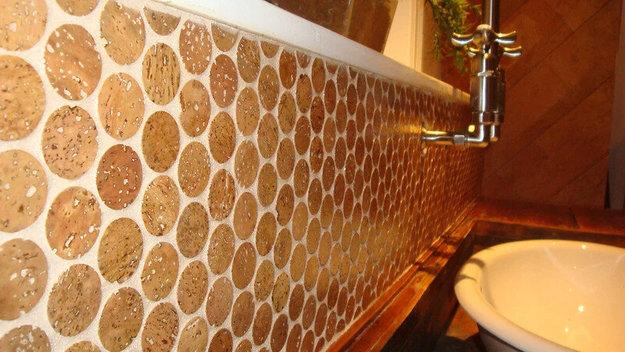 creative cork wall design