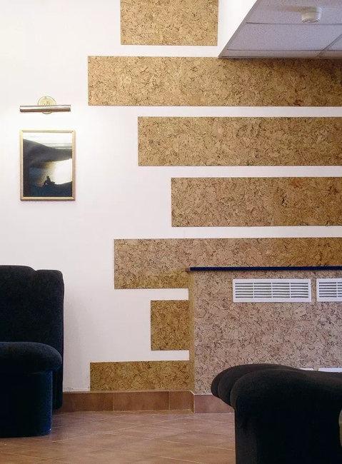 original cork wall decorating