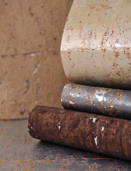 metalic embossing cork wallpaper patterns