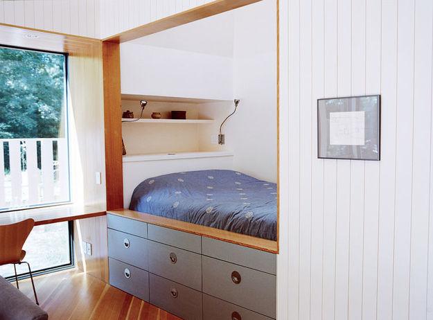 built in bed