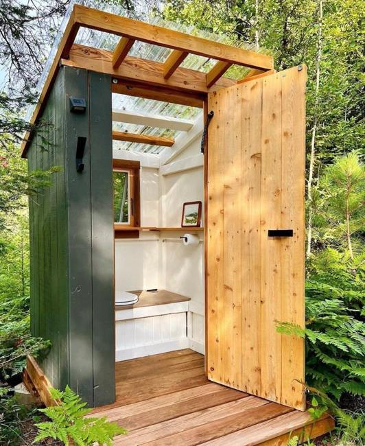 outhouses utility structures various styles