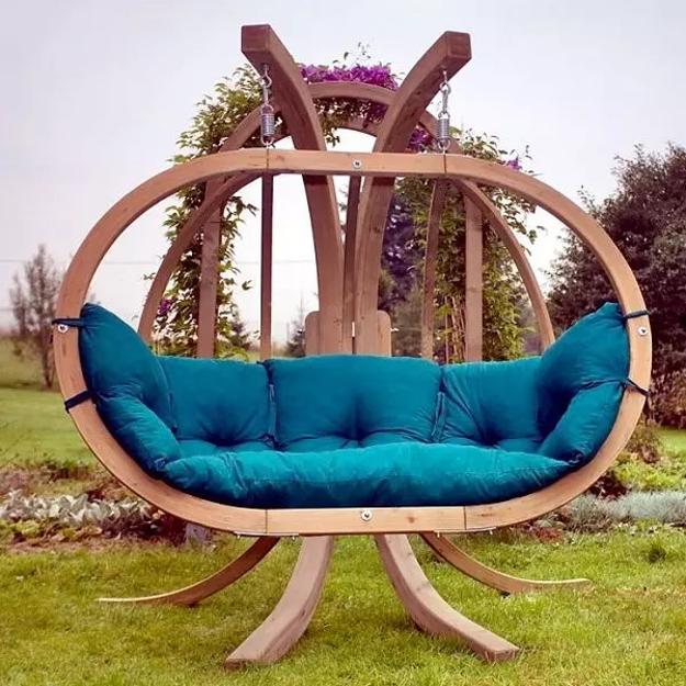freestanding swing benches backyard ideas