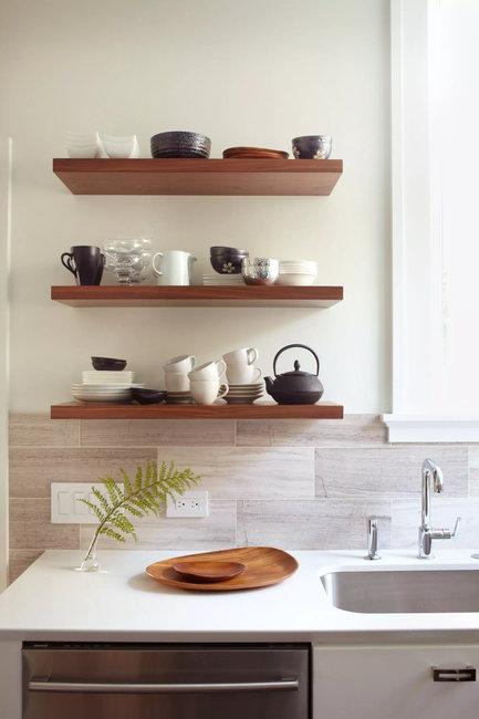kitchen storage organization wall shelves