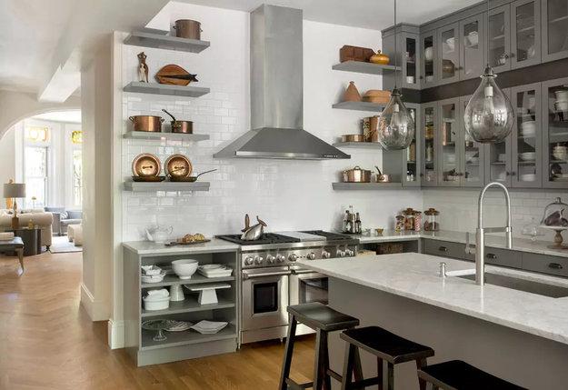 kitchen storage organization wall shelves