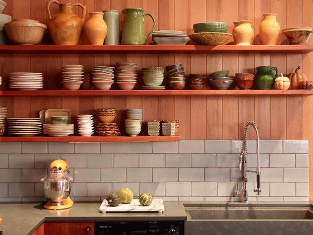kitchen storage organization wall shelves