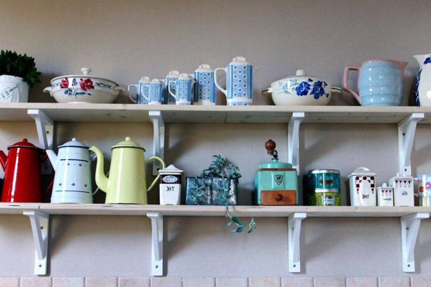 kitchen storage organization wall shelves