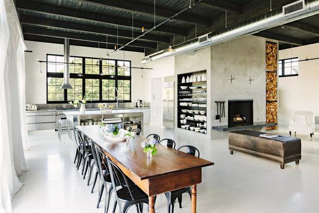 contemporary kitchen design dining area