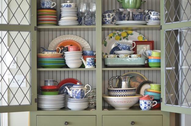 kitchen storage organization wall shelves