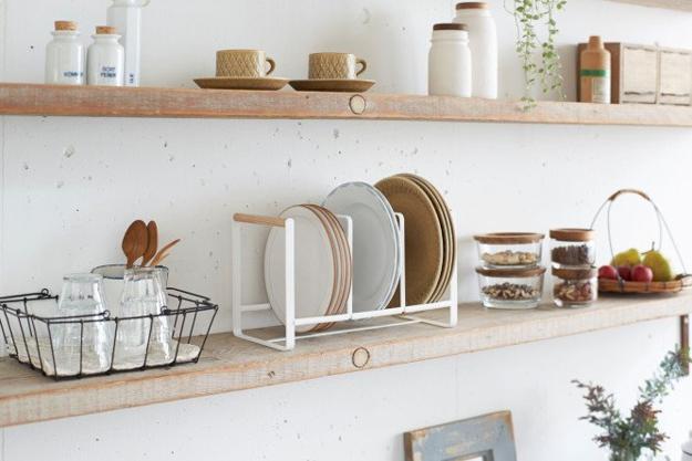 kitchen storage organization wall shelves