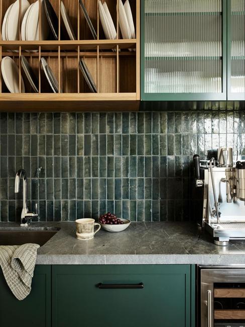 modern open kitchen shelf design ideas tableware displays