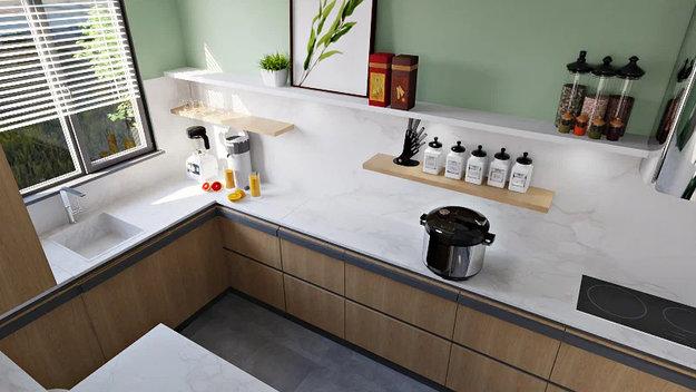 modern open kitchen shelf design ideas tableware displays