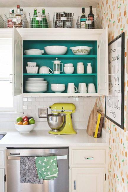 modern open kitchen shelf design ideas tableware displays