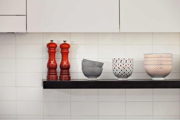 modern open kitchen shelf design ideas tableware displays