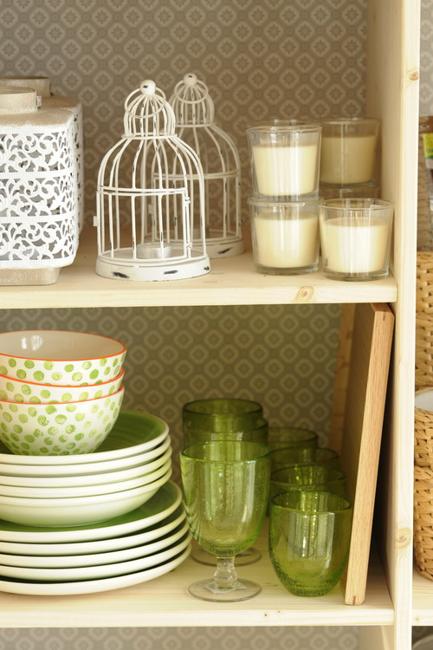 modern open kitchen shelf design ideas tableware displays