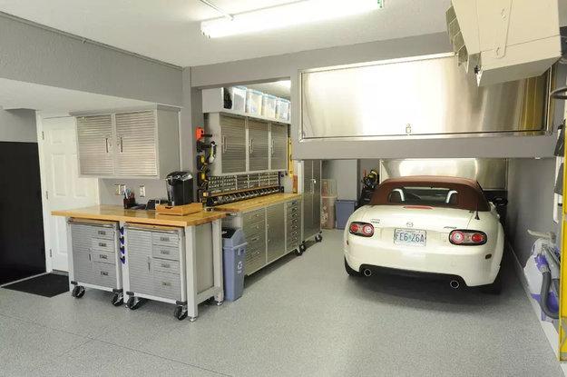 modern garages bright storage spaces