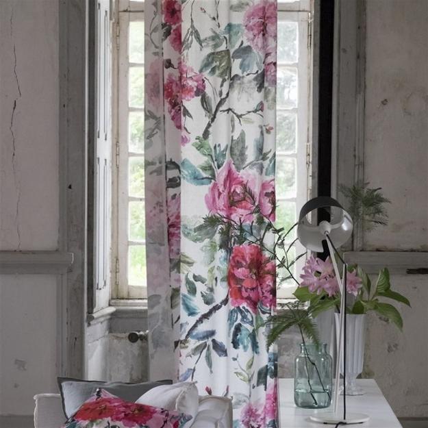 light curtains floral designs