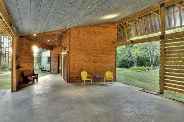 garage interiors furnishings lights