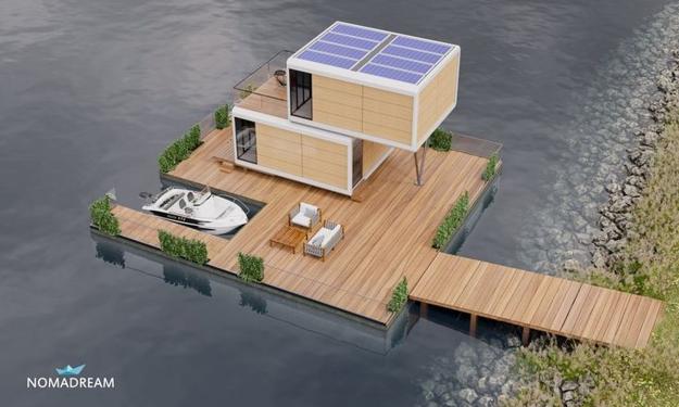 floating home design idea