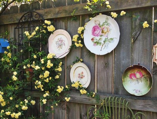 wooden fence decorations