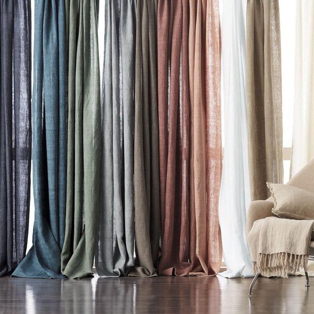 long curtains different colors