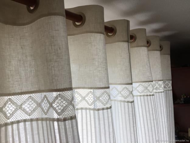 linen curtain embroidery